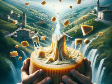 “Un Viaggio Sensoriale: Scopri il Parmigiano Reggiano Italiano”