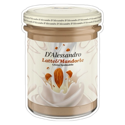 CREMA AL GUSTO LATTE E MANDORLE